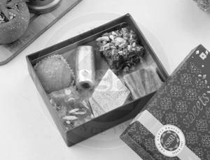 Assorted Dry Fruits & Ghee Sweets 250 GM