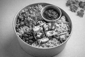 Mexican Paneer Burrito Bowl With Chipotle Sauce