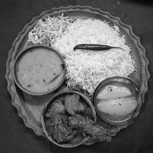 Chicken Thali (Mini)