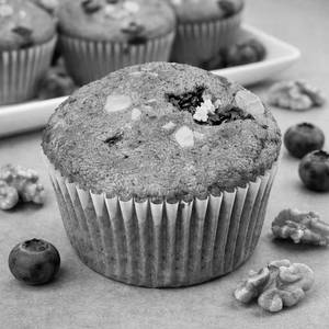 Blueberry Oatmeal Cupcake