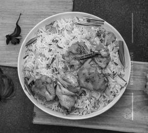 Chicken garlic rice
