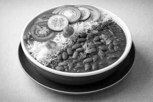 Punjabi Rajma Chawal With Jeera Rice Bowl