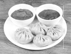 Veg afghani momos