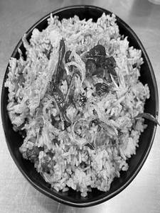 Mushroom Paneer Biriyani
