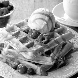 White Chocolate Waffles