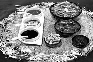 Veg. Triple Schezwan With Gravy