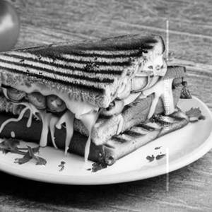 Grilled Vegetable Cheese Sandwich