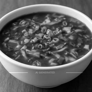 Vegetable hot and sour soup
