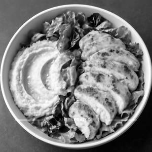 Chicken Hummus Salad