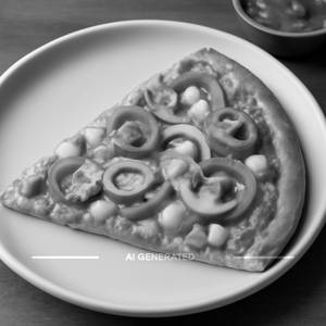 Mexican Salsa Pizza Personal Giant Slice (22.5 Cm)