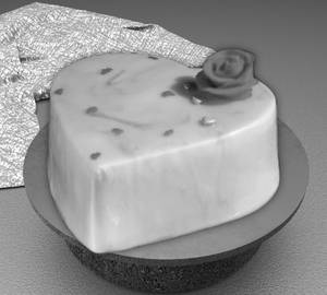 Strawberry Heart Cake | 400G