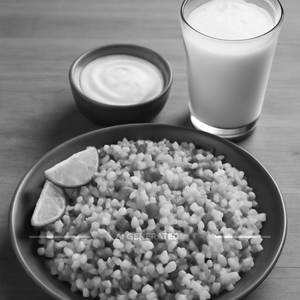 Large Upwas Combo-sabudana  (750ml)+curd (100ml)+lassi (250ml)
