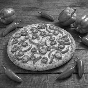 Smokey Pepper Pizza