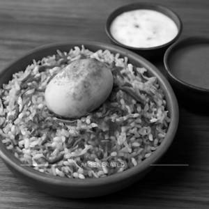 Egg Hyderabadi Dum Biryani