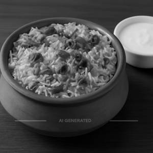 Handi Biryani With Curd