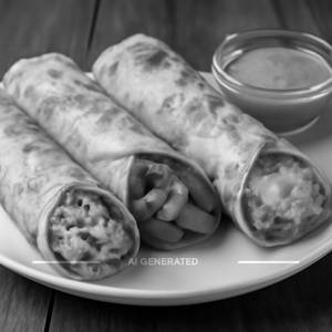 Chicken Mughlai Roll + Chicken Chilli Roll + Chicken Cheese Roll