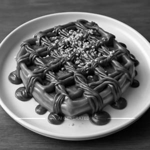 Nutella overload waffle