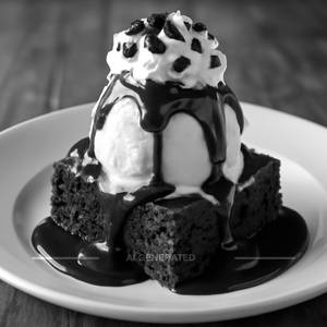 Hot Brownie Sundae