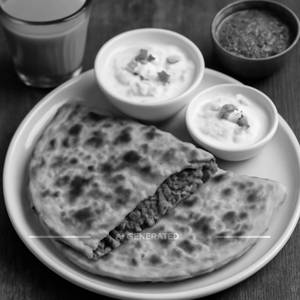 Mutton Keema Paratha