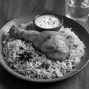 Chicken leg biryani