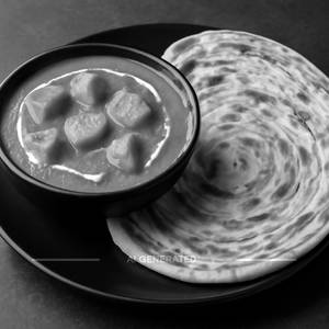 Paneer Butter Masala With 2 Laccha Paratha Combo