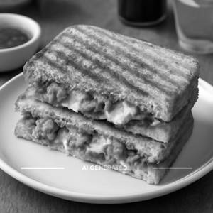Chicken tikka cheese sandwich