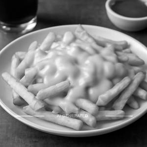 Cheese French fries (Served with tomato sauce)
