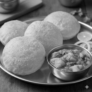 Poori Set (3 Pcs +masala)