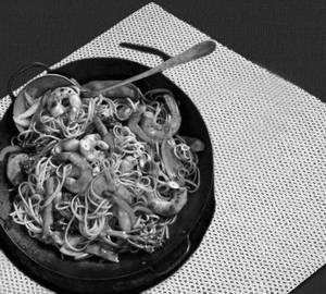 Prawns noodles