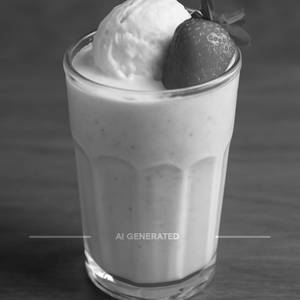 Strawberry (with Ice Cream) Milk Shake