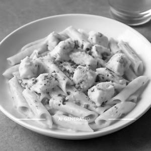 Chicken Pasta With White Sauce
