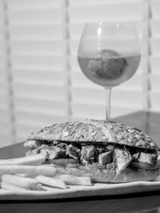 Grilled Chicken & Pesto Sandwich