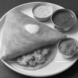 Butter Onion Masala Dosa