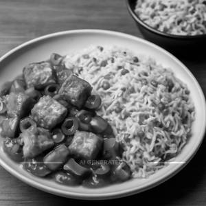 Chilly Paneer With Veg Fried Rice