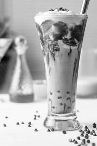 Dark Chocolate Boba Tea
