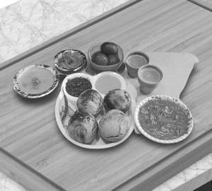 4 pcs Special Thali Litti Bati