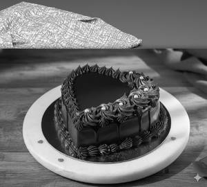 Double Truffle Heart Cake | 450G