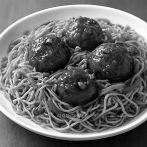 Veg Manchurian Noodles