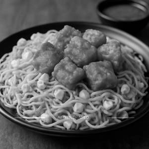 Corn Fried Noodles With Paneer 65