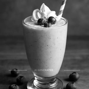 Blue Berry Milk Shake