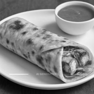 Afghani Paneer Tikka Roll