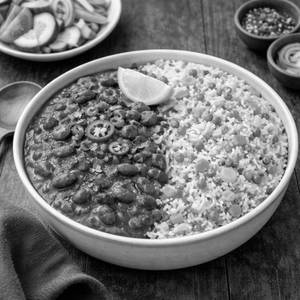 Rajma with Fried Rice