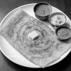 Rava Butter Plain Dosa