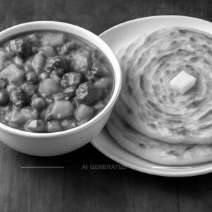 Mix Veg With 2 Laccha Paratha Combo
