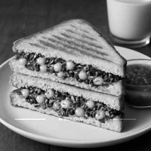 Corn Spinach Sandwich