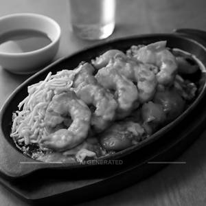 Prawns Shashlik Sizzler