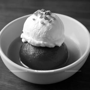 Gulab Jamun With Ice Cream