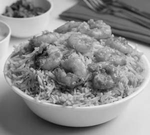 Andhra Special Prawns Biryani