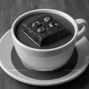 Brownie With Hot Chocolate