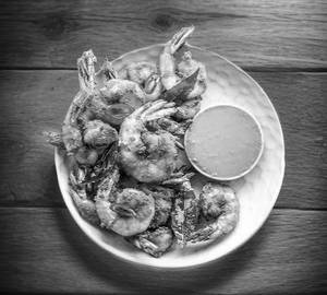 Golden Fried Prawns (4 pcs)